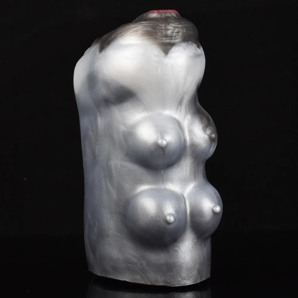 Cow Pocket Pussy Male Masturbator - Realistic Dual Penis Toy with detailed and lifelike features