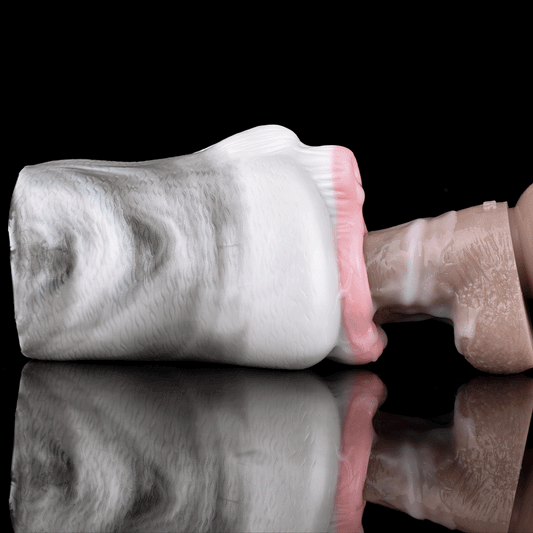 Fantasy Horse Pocket Pussy Male Sex Toy - Pink Vagina Dual Hole with textured surface for enhanced pleasure