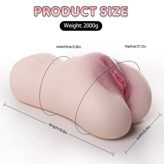 Sophia-4.4LB Large Size Realistic vagina Pocket Pussy Sex Toy