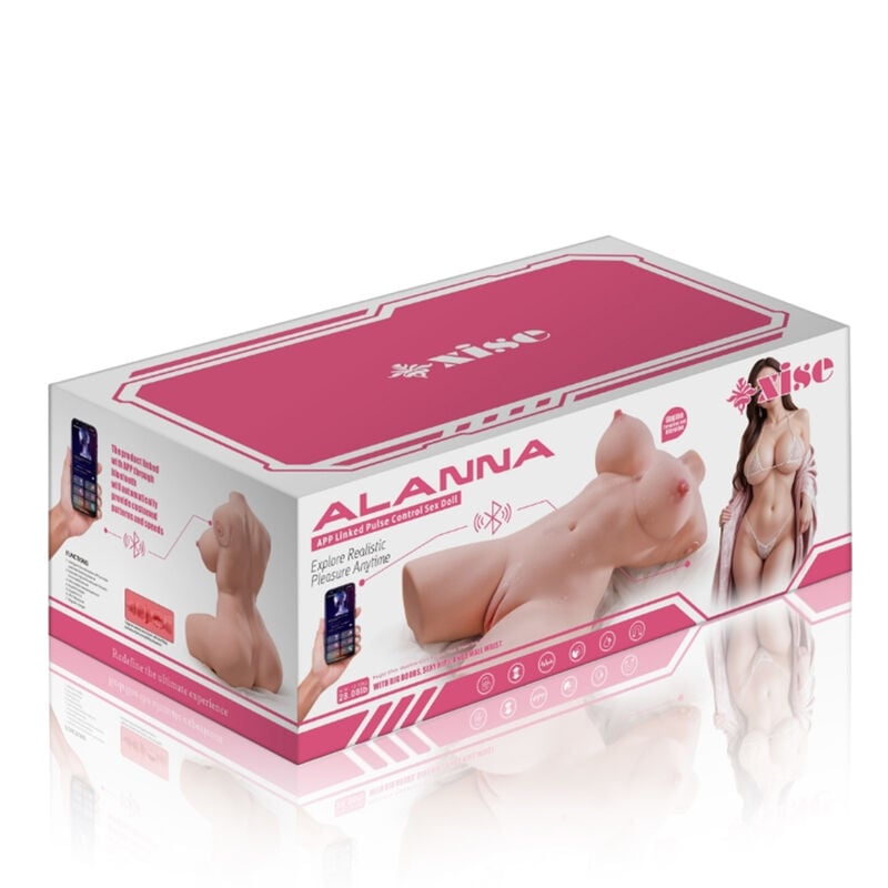 APP Controlled 30LB Male Sex Doll for Men with Flexible Torso with thrusting function