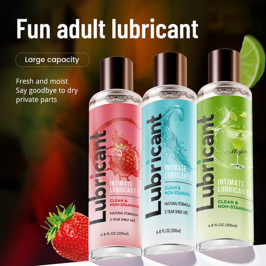 RealVagina 200ml Water Based Lube Lasts Long & Easy to Clean in three fresh flavors for intimate use