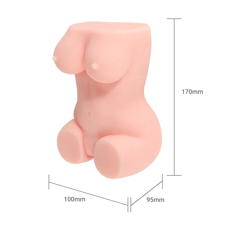 RealVagina 2lbs Realistic Vagina Body-Safe Pocket Pussy Toy A0900 - RealVagina