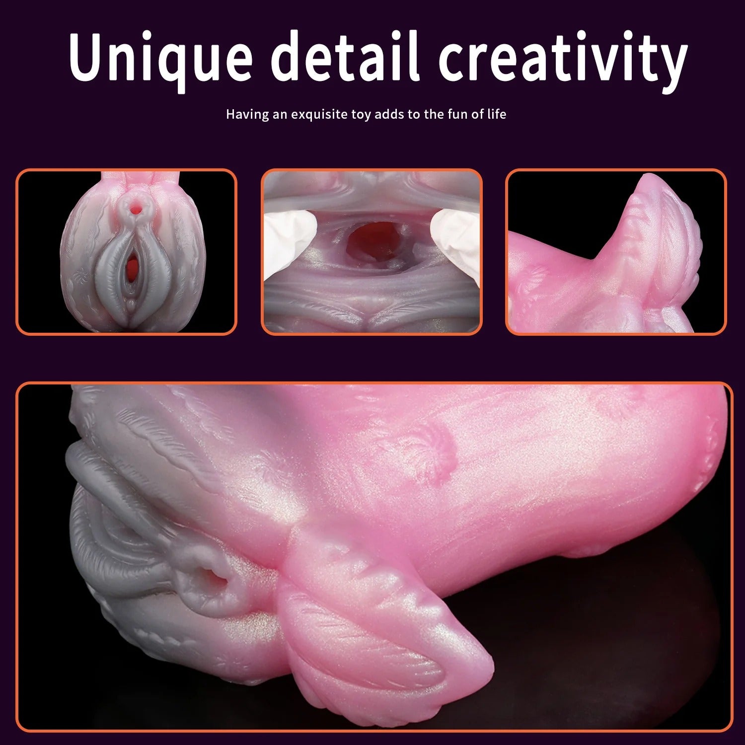 RealVagina Deer Girl Animal Pocket Pussy Male Masturbator with detailed texture for enhanced pleasure