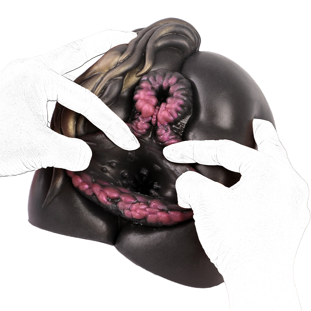 RealVagina Horse Pussy Torso Buttocks Male Masturbator with realistic texture and detail for enhanced pleasure.