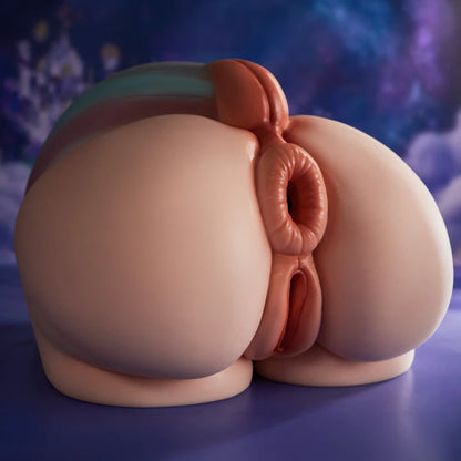 PA-Razor 38.36LBS Fantasy Horse Tail Silicone Sex Ass Torso With Realistic Vagina
