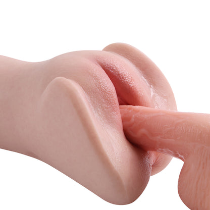 RealVagina Abigail-1.98" Realistic Silicone Vagina 1:1 replica Pocket Pussy