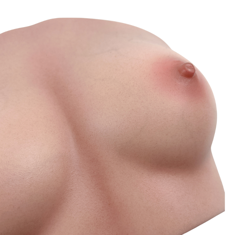 Realvagina Fake Silicone Breast with Realistic skin texture Boobs Sex Toy Lifelike Breasts Male Masturbator Stroker