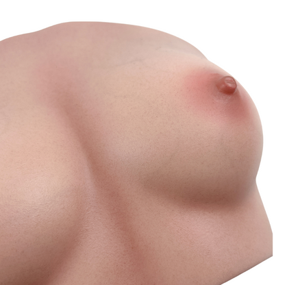 Realvagina Fake Silicone Breast with Realistic skin texture Boobs Sex Toy Lifelike Breasts Male Masturbator Stroker