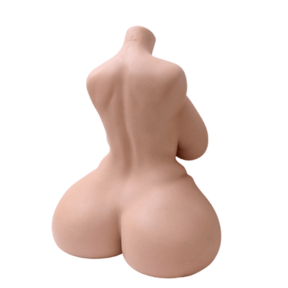 Eva: 53.35lbs 63cm Abdominal Muscles Big Booty Potbellied Silicone Sex Doll Torso
