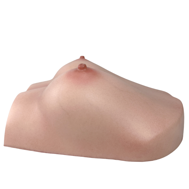 Realvagina Fake Silicone Breast with Realistic skin texture Boobs Sex Toy Lifelike Breasts Male Masturbator Stroker