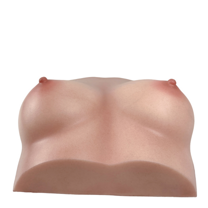 Realvagina Fake Silicone Breast with Realistic skin texture Boobs Sex Toy Lifelike Breasts Male Masturbator Stroker