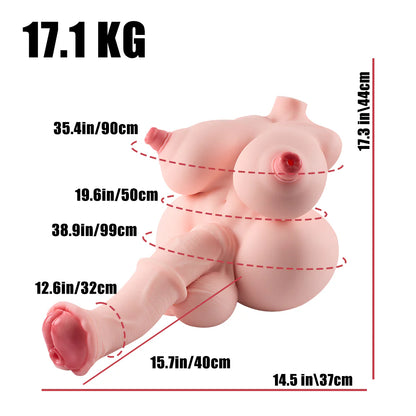 Big Molly: 37LB Penetrated Penis Futanari nhentai Sex Doll Horse Cock