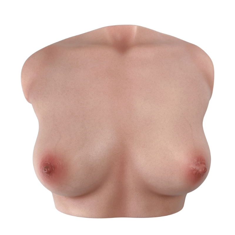 Realvagina Silicone Fake Breasts with Realistic Skin texture Boobs Sex Toy Lifelike Breasts Male Masturbator Stroker