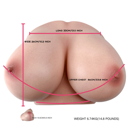 Realvagina Fake breast silicone with Realistic Skin texture Boobs Sex Toy Lifelike Breasts Male Masturbator Stroker