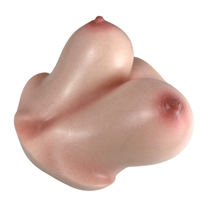 RealVagina Realistic Skin Texture Silicone Big Breast Boobs Sex Toy Lifelike Breasts Male Masturbator Stroker