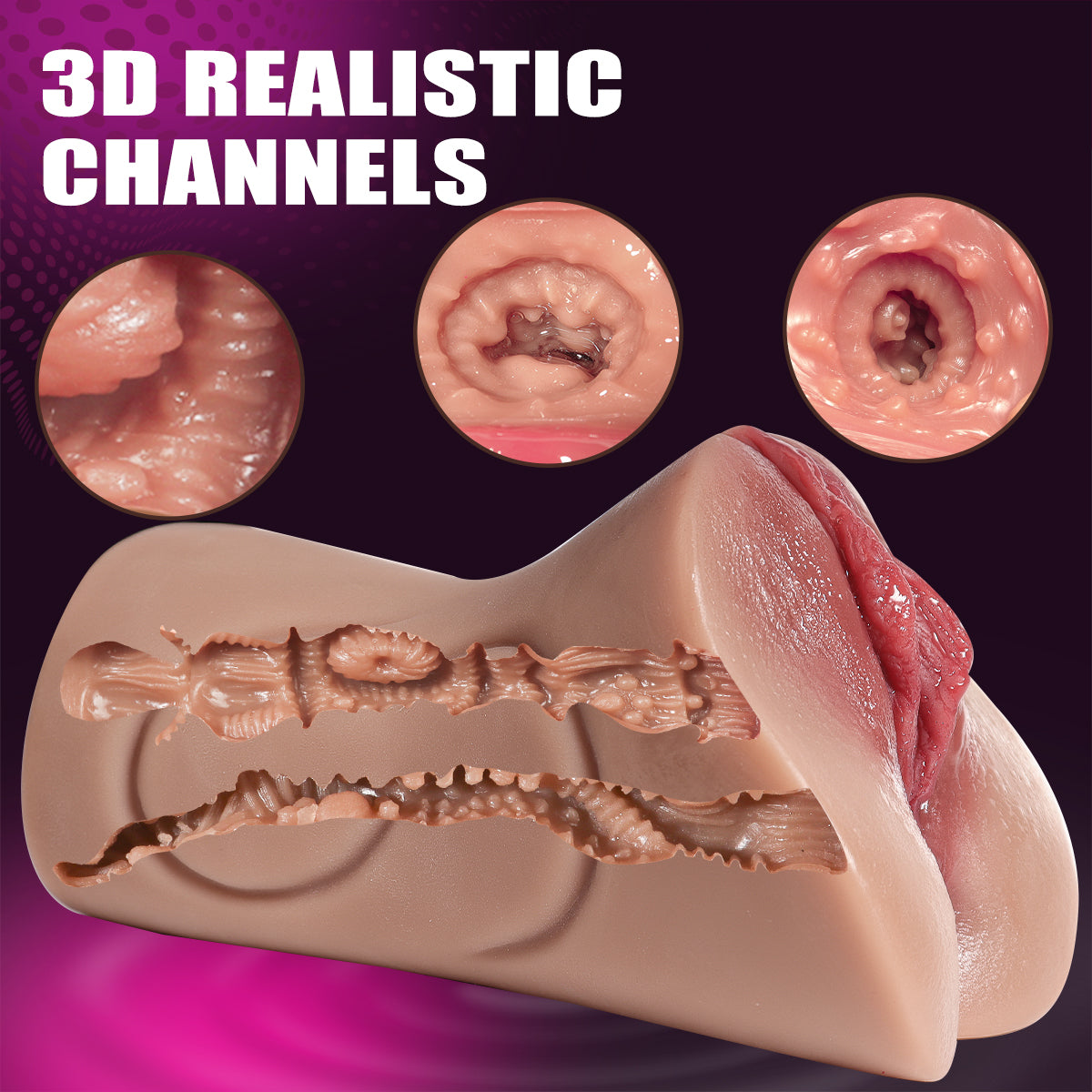 RealVagina P7018 Realistc Pocket Pussy With Realistic Skin Texture
