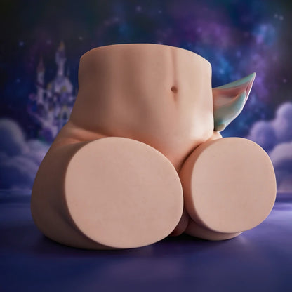 PA-Razor 38.36LBS Fantasy Horse Tail Silicone Sex Ass Torso With Realistic Vagina