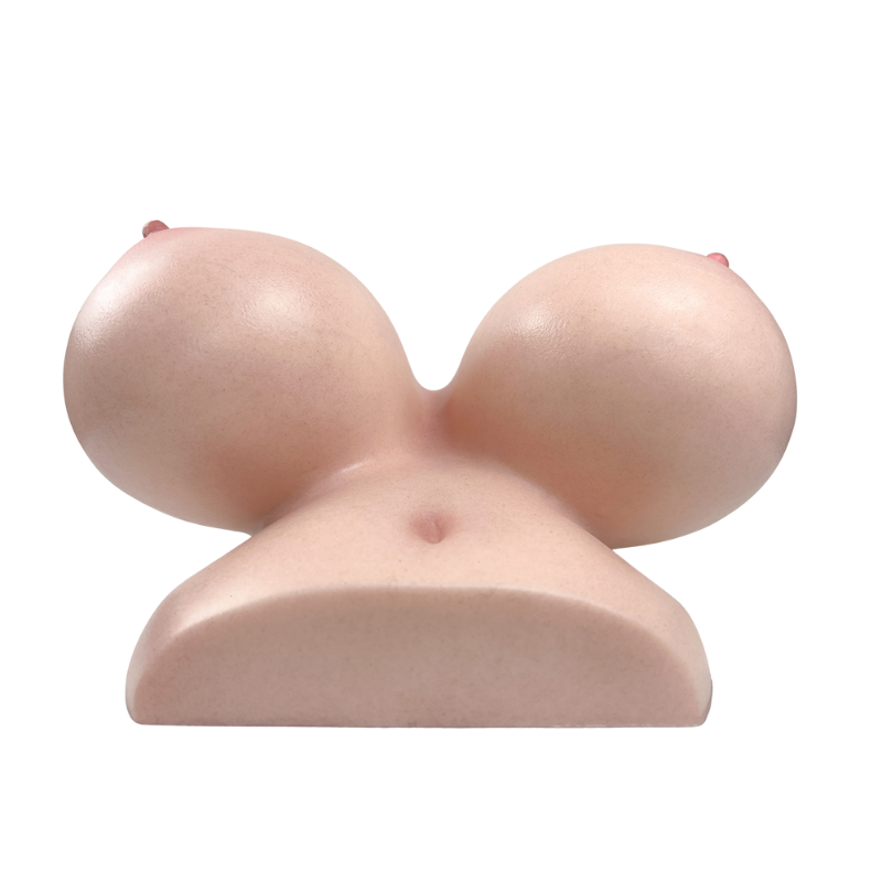 Realvagina Fake silicone Chest with Realistic Skin texture Boobs Sex Toy Lifelike Breasts Male Masturbator Stroker
