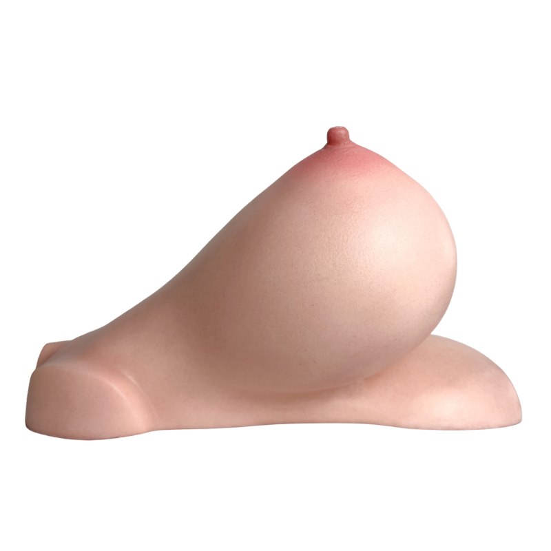 Realvagina Fake silicone Chest with Realistic Skin texture Boobs Sex Toy Lifelike Breasts Male Masturbator Stroker
