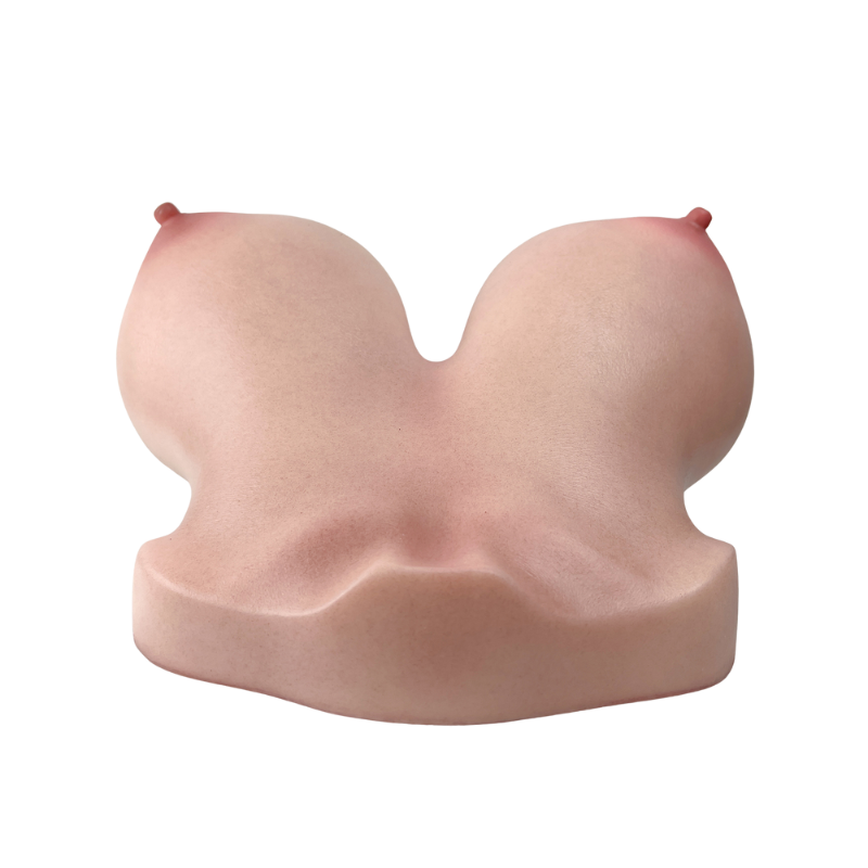Realvagina Fake silicone Chest with Realistic Skin texture Boobs Sex Toy Lifelike Breasts Male Masturbator Stroker