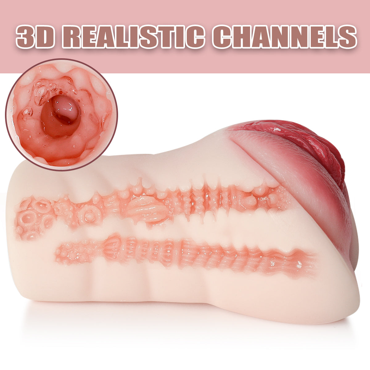 RealVagina P7017 Realistc Pocket Pussy With Realistic Skin Texture