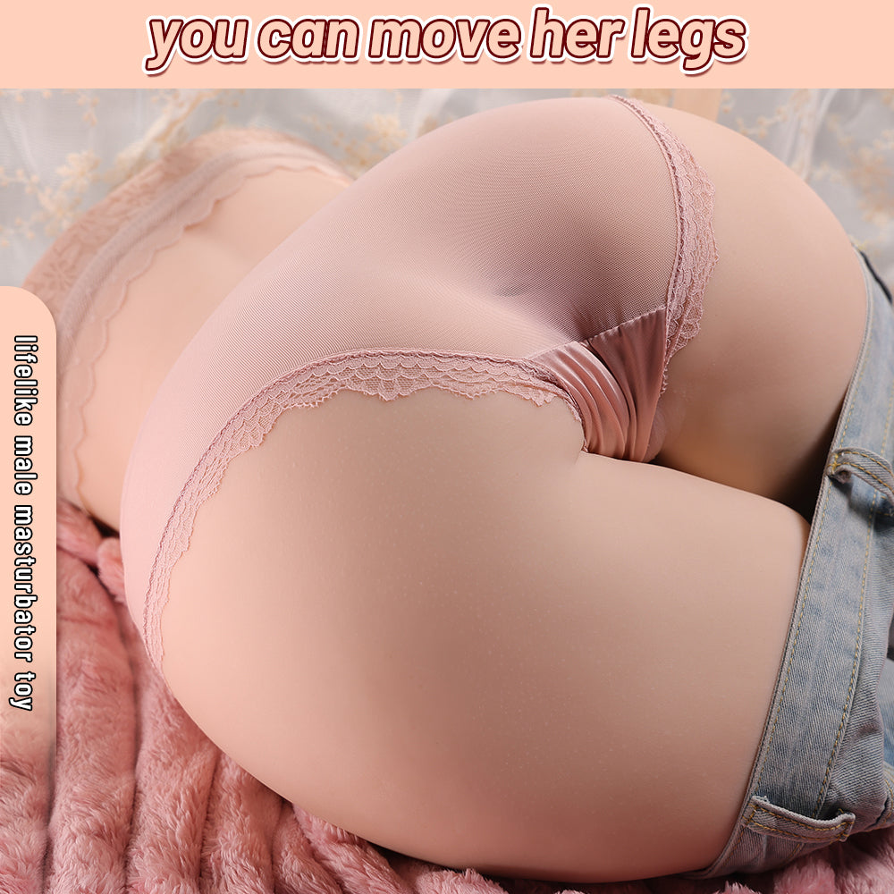 Evelyn-41.8LB Ultra Soft Liquid Jelly Big Butt Sex Torso