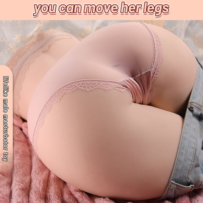 Evelyn-41.8LB Ultra Soft Liquid Jelly Big Butt Sex Torso