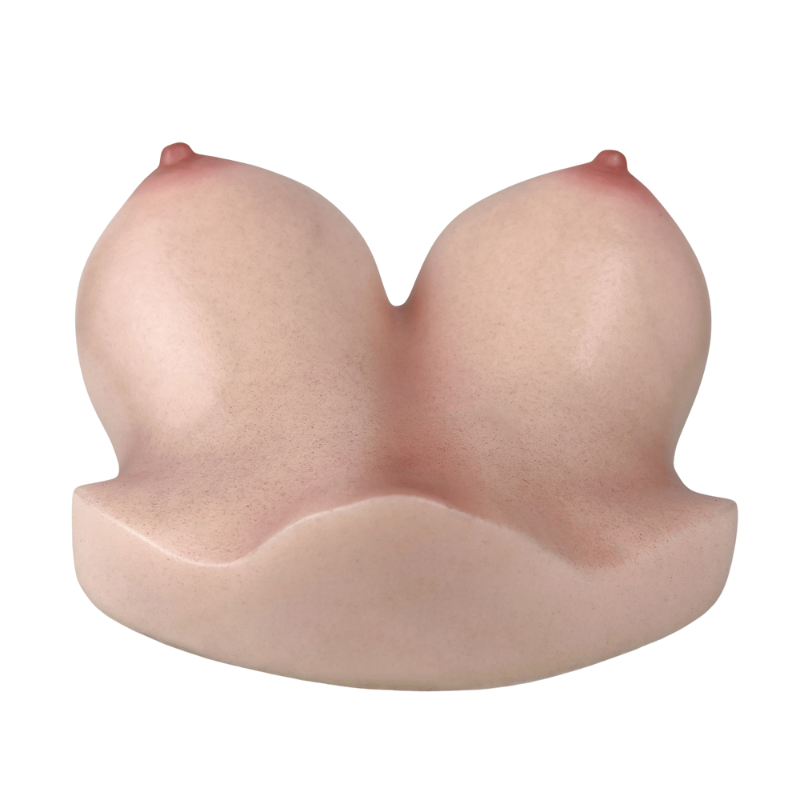 RealVagina Realistic Skin Texture Silicone Big Breast Boobs Sex Toy Lifelike Breasts Male Masturbator Stroker