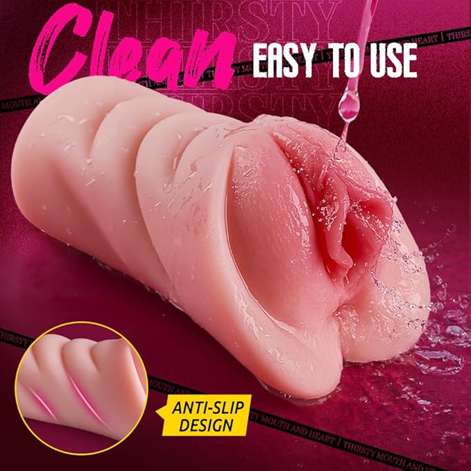 RealVagina Alina 1.56LB Most Realistic Pocket Pussy Vagina With Realistic Skin Texture
