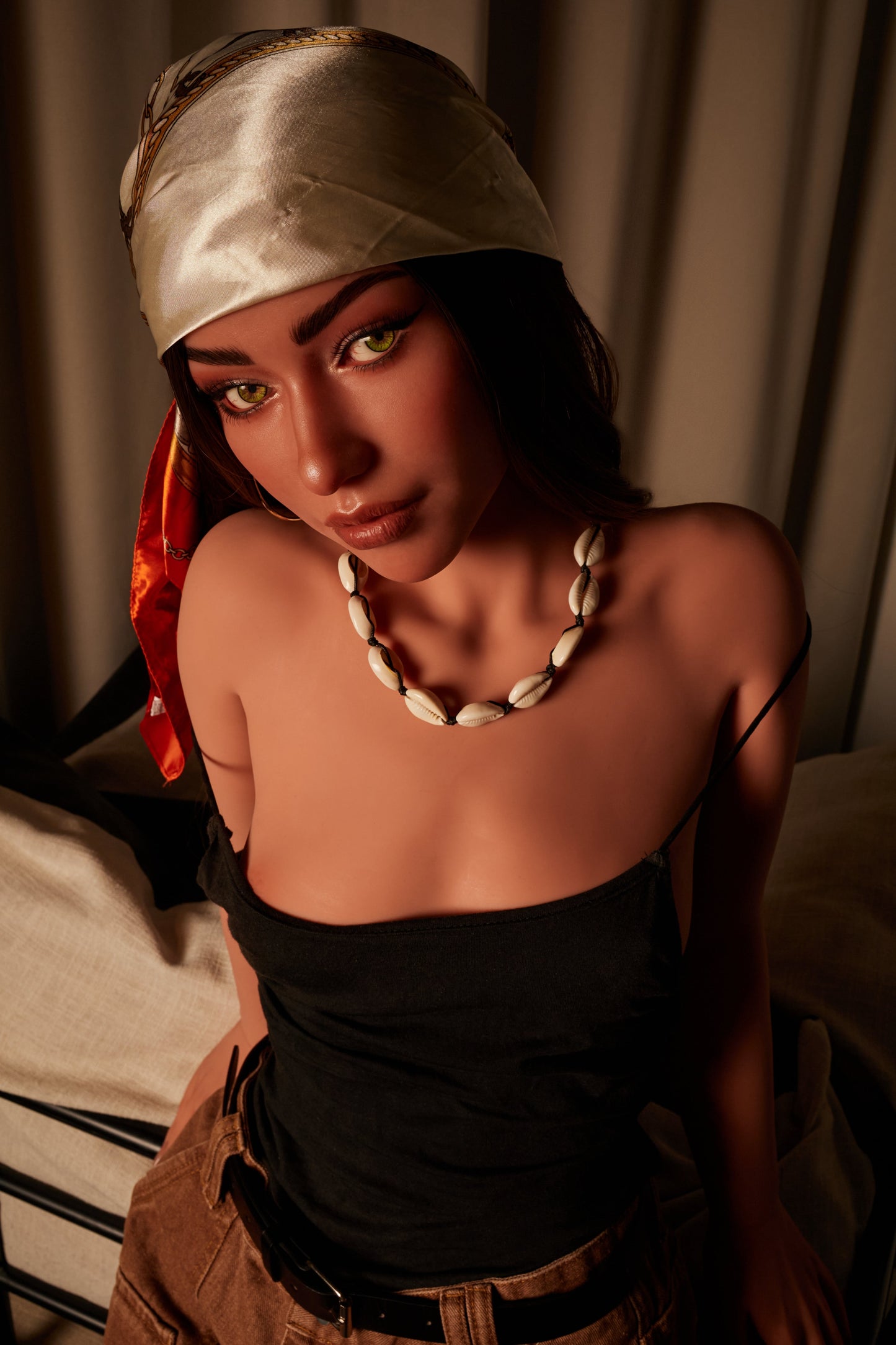 Climax Doll Tori – 154cm Fox-Spirit Spy with Silicone Head & TPE Body, Urban Seductress