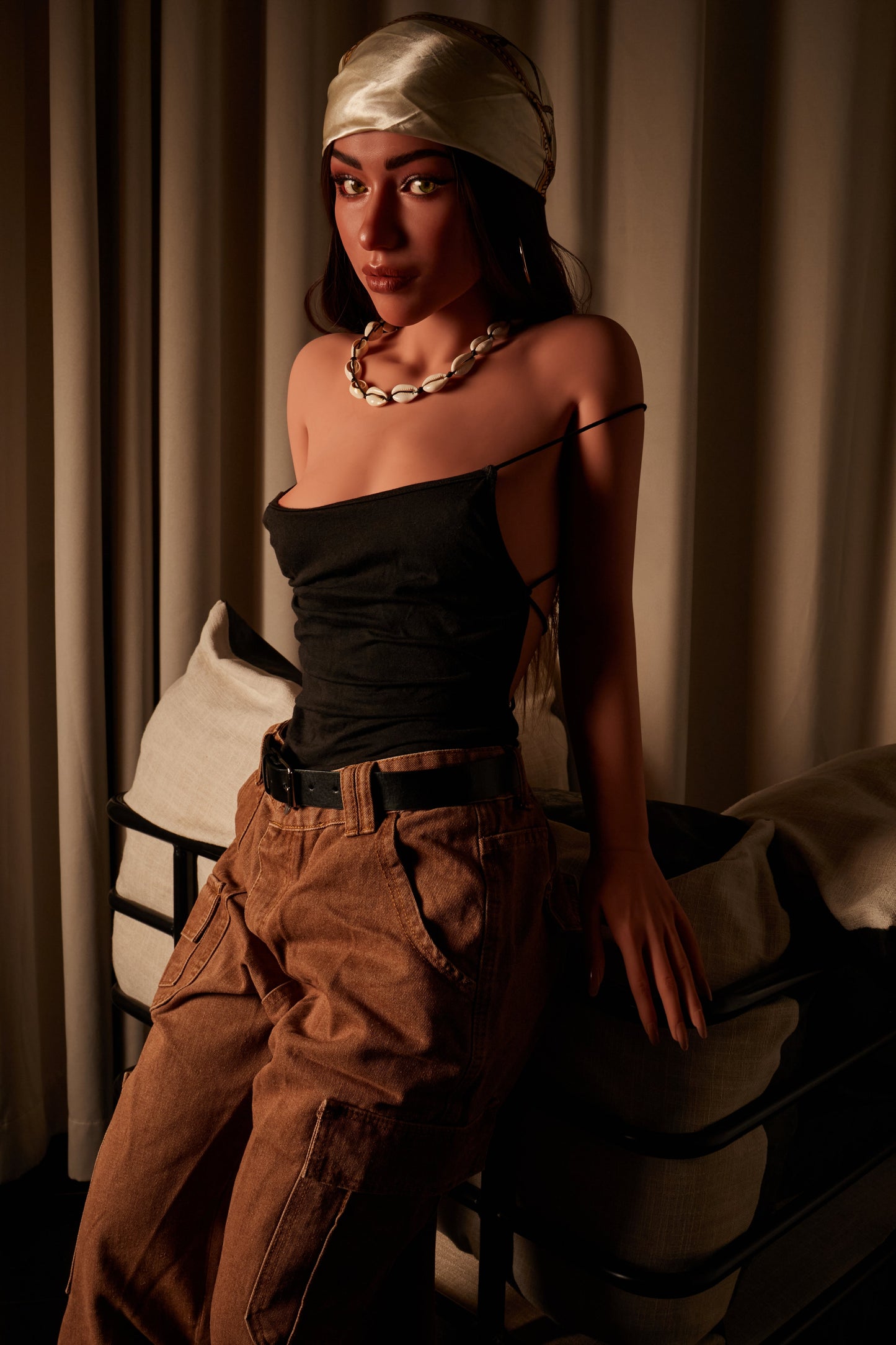 Climax Doll Tori – 154cm Fox-Spirit Spy with Silicone Head & TPE Body, Urban Seductress