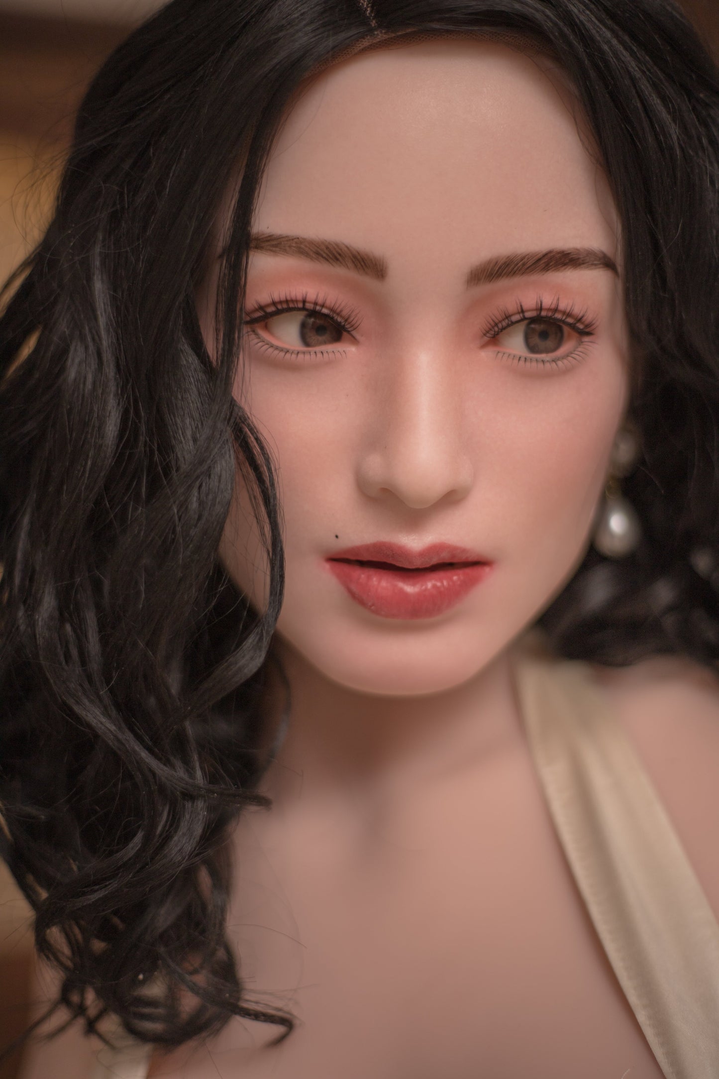 FD157 Hybrid Silicone Head Sex Doll Sharla