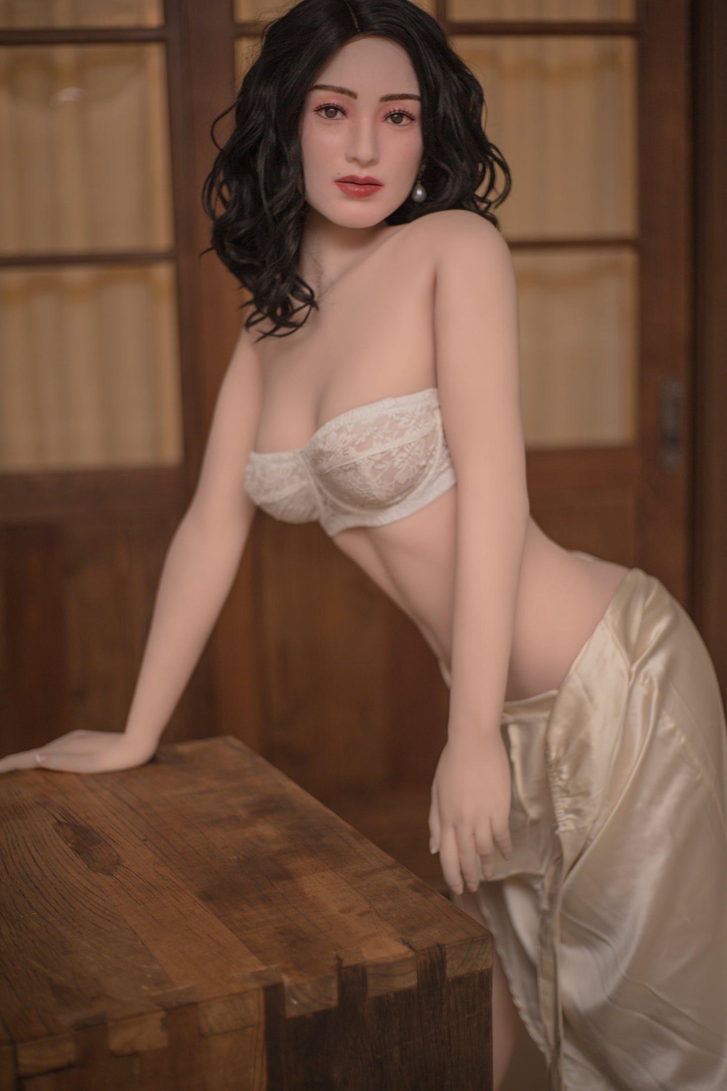 FD157 Hybrid Silicone Head Sex Doll Sharla