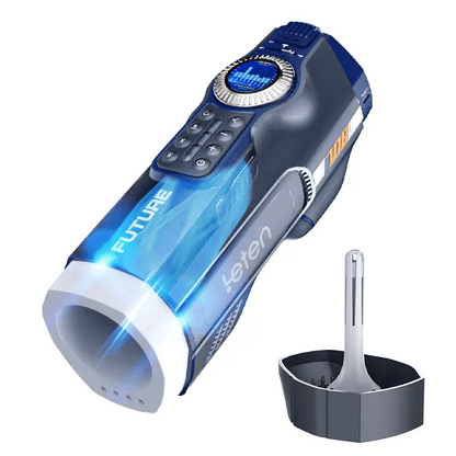 PT7 - 10 Air Bag Massage Drying Heating Base Luxury Male Masturbator