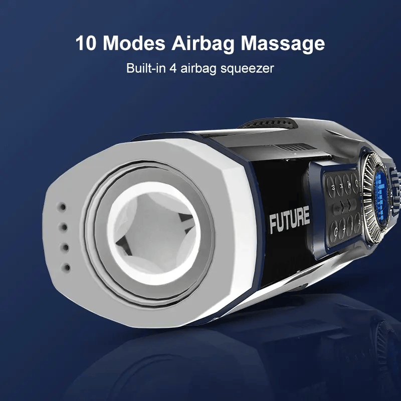 PT7 - 10 Air Bag Massage Drying Heating Base Luxury Male Masturbator