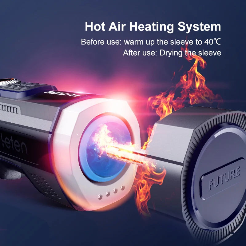 PT7 - 10 Air Bag Massage Drying Heating Base Luxury Male Masturbator