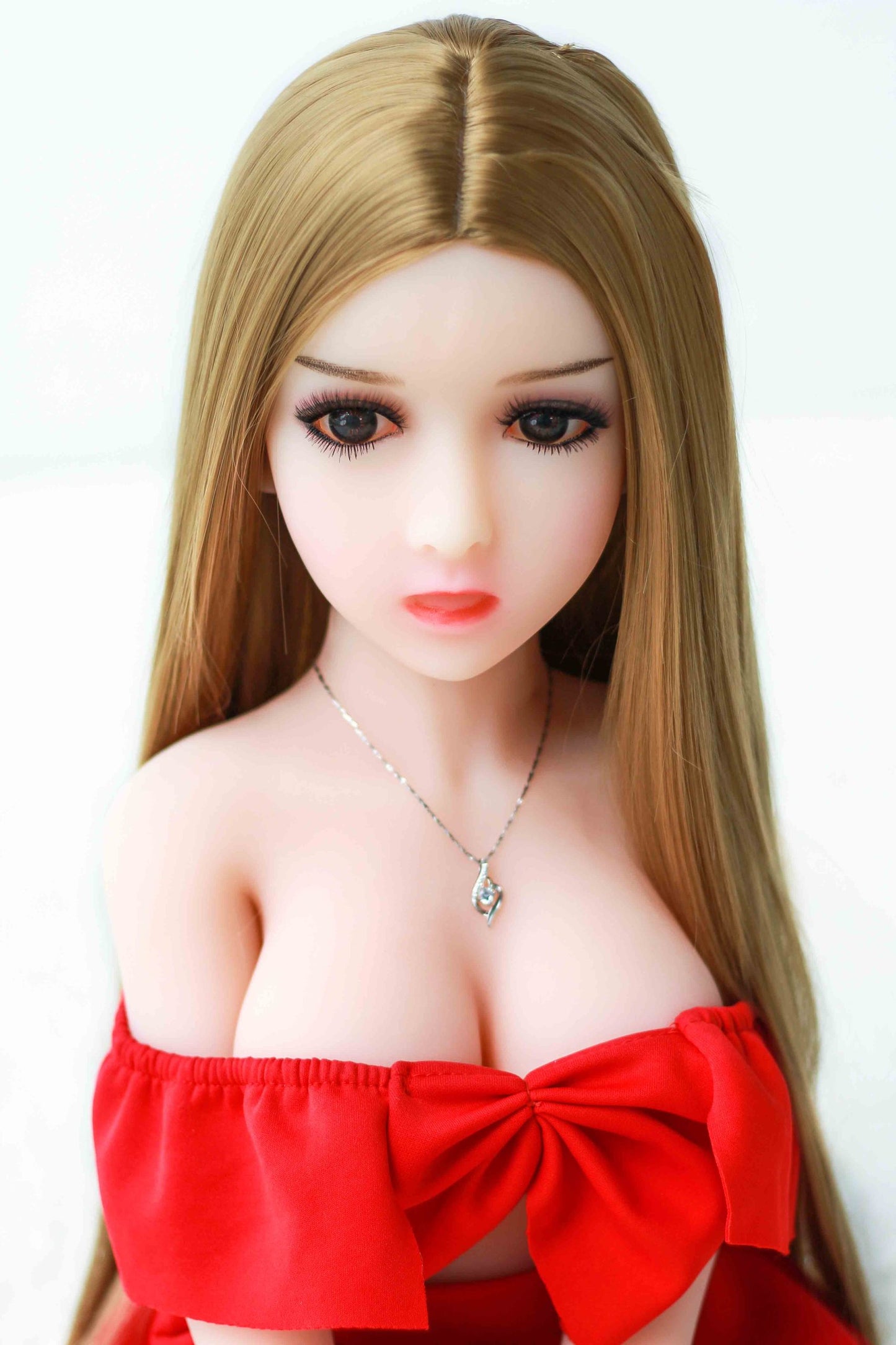 Lenore – 4.1ft/125cm Realistic Long Blonde Hair Lifelike Mini Sex Doll
