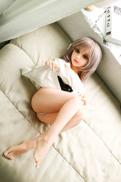 Juliet – 4.1ft/125cm Realistic Short Hair Lifelike Mini Sex Doll