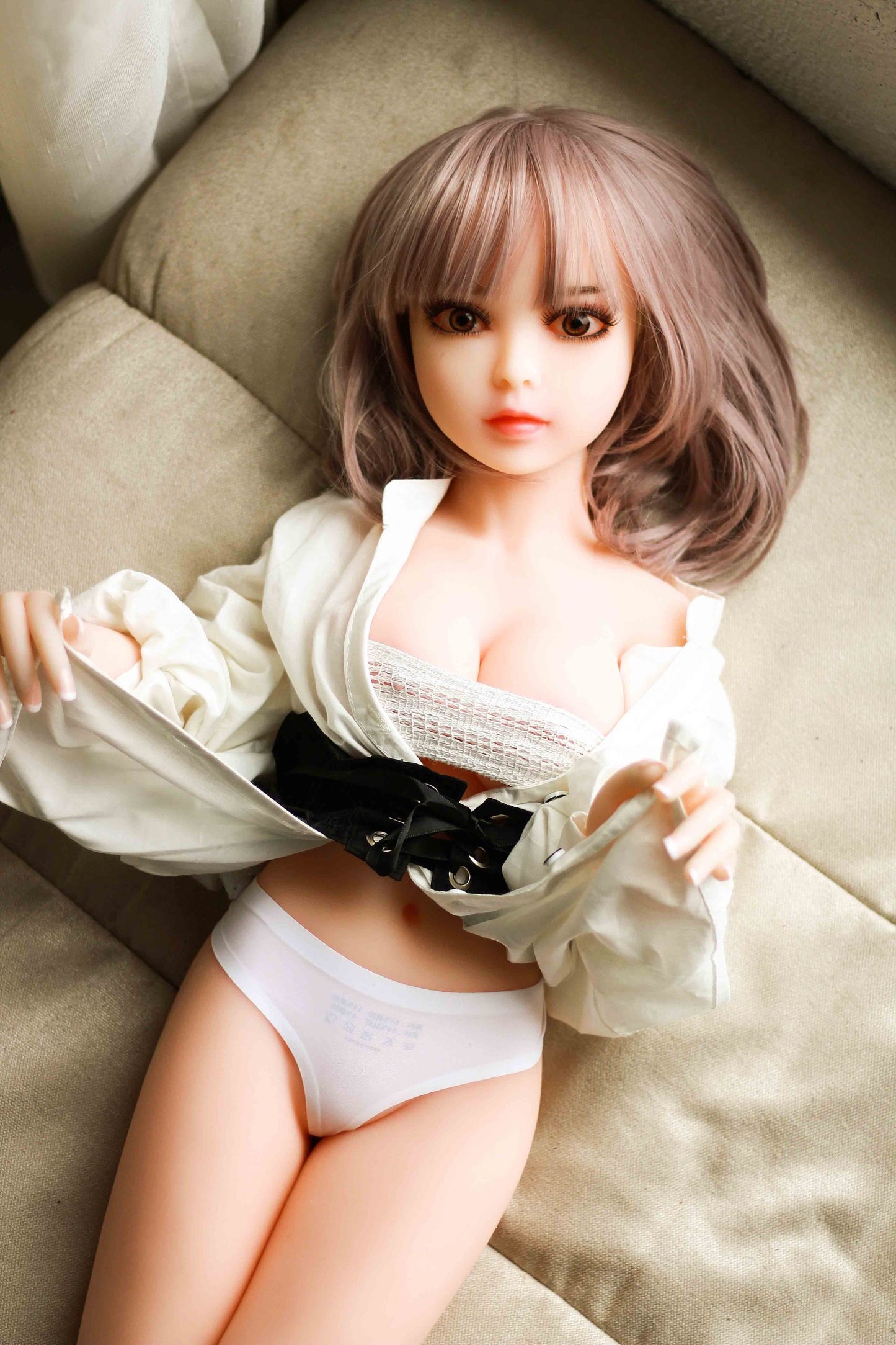 Juliet – 4.1ft/125cm Realistic Short Hair Lifelike Mini Sex Doll