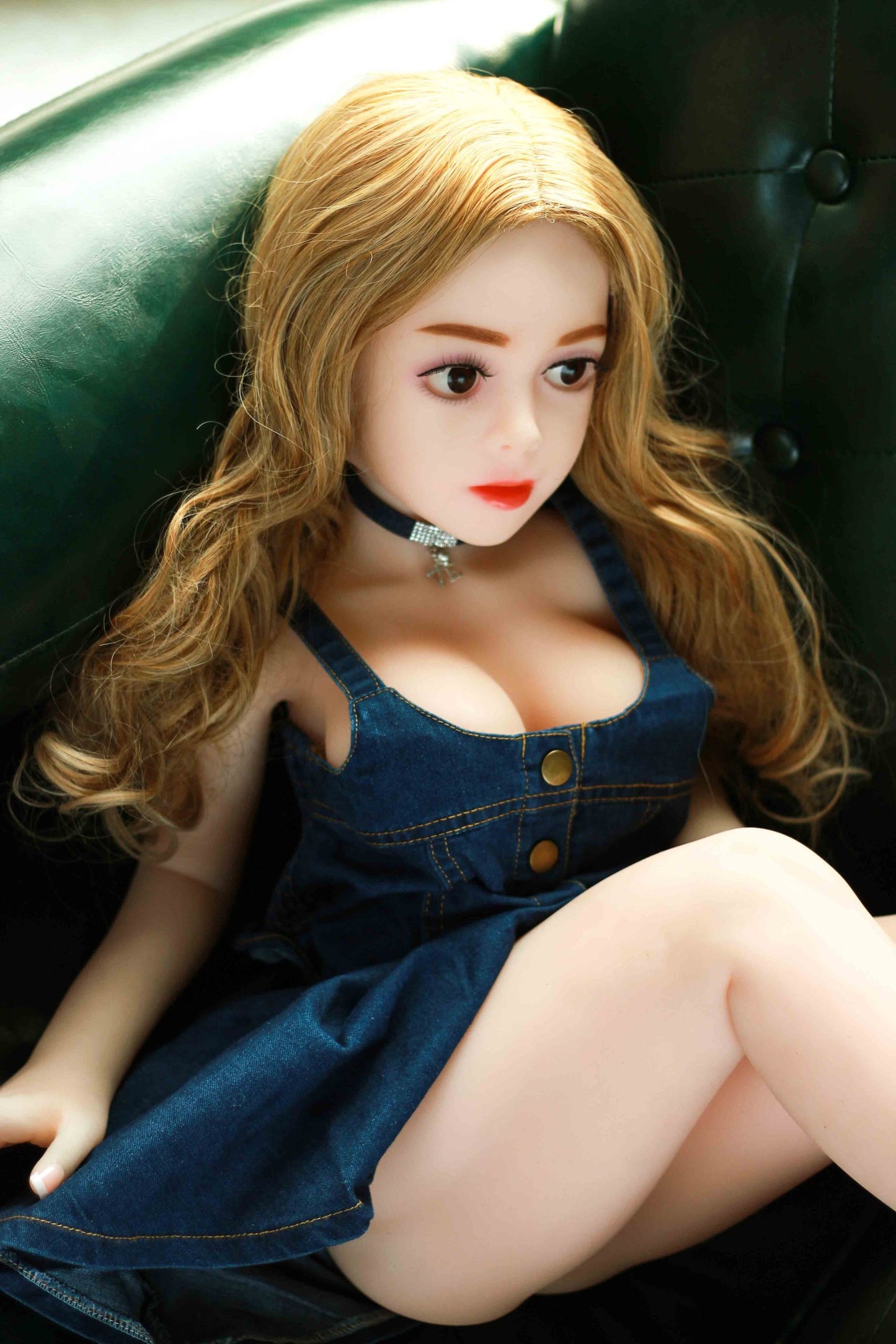 Sheila – 4.1ft/125cm Realistic Long Blonde Hair Lifelike Mini Sex Doll