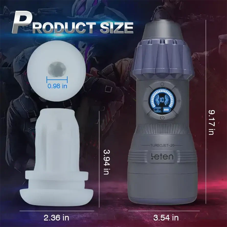 PS2 - Leten 10 Modes Sucking Masturbation Cup - RealVagina