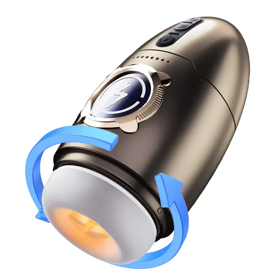 PR2 - Leten Powerful 600rpm Rotating Men Masturbator - RealVagina