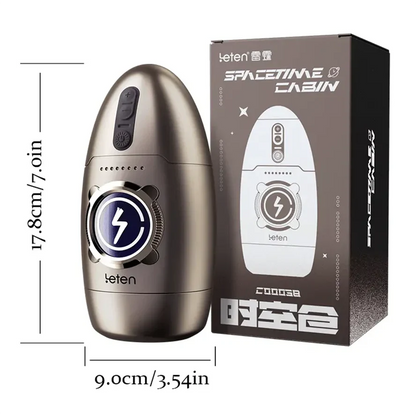 PR2 - Leten Powerful 600rpm Rotating Men Masturbator - RealVagina