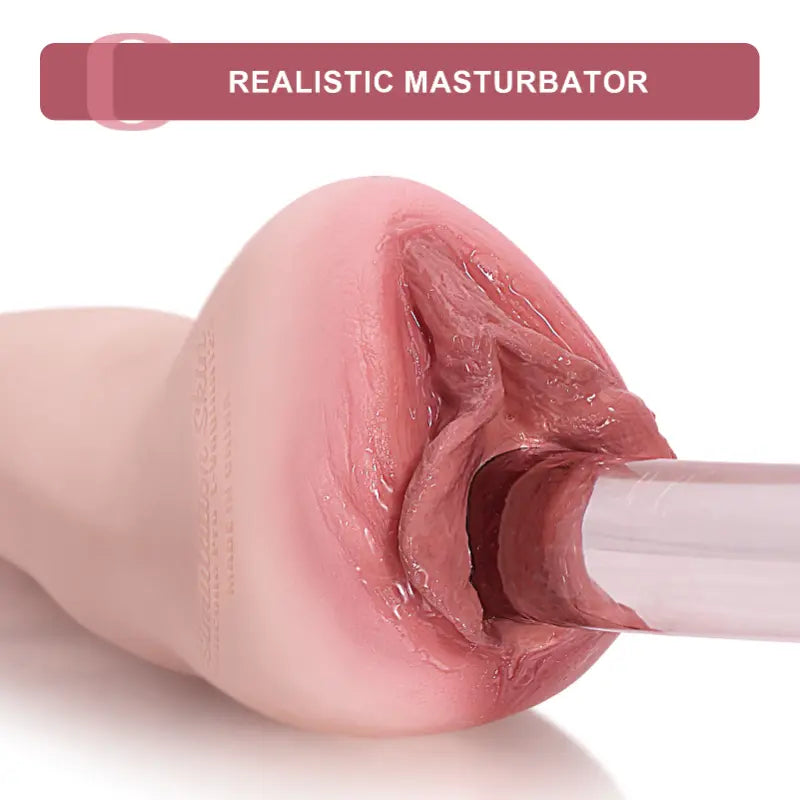 Zoe - 1.63 lbs Lifelike Silicone Pussy Masturbator with Detailed Labia Majora