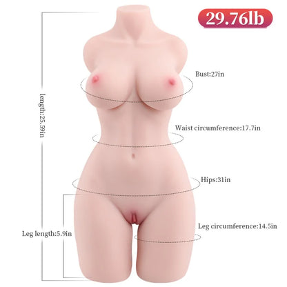 Peyton - 29.76 lbs Lifelike Female Torso Sex Toy