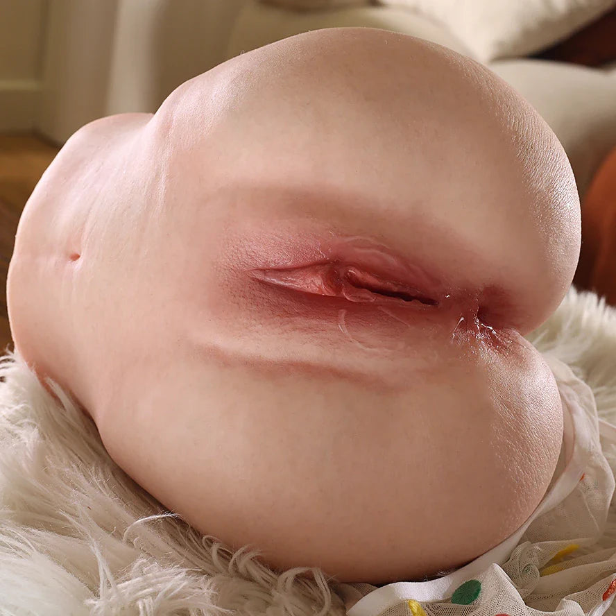Evie - 8.73 lbs Lifelike Round Silicone Ass and Pussy Masturbator