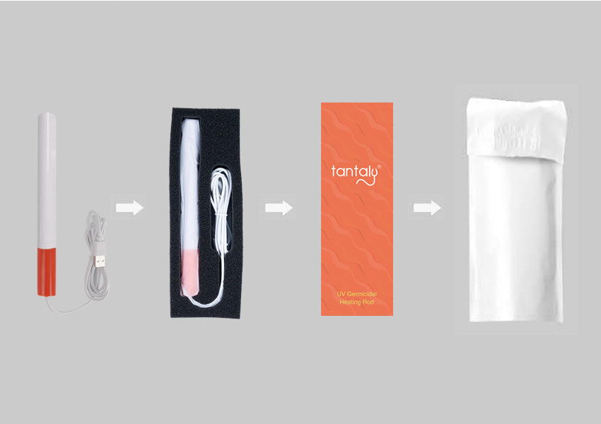 Tantaly UV germicidal heating rod, doll sterilization and heating, health care for sex dolls, cleanliness and warmth