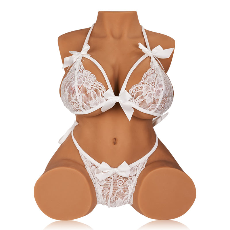 Britney 2.0 27.3LB Tantaly half-body doll with lifelike soft breasts and realistic curves.
