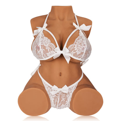 Britney 2.0 27.3LB Tantaly half-body doll with lifelike soft breasts and realistic curves.