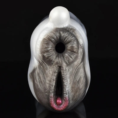Cow Pocket Pussy Male Masturbator - Realistic Dual Penis Toy with detailed texture and design for enhanced pleasure